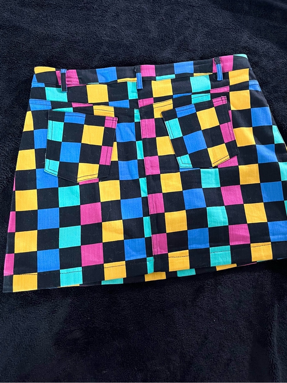 NEW DK CHECKERED MULTI COLOR JACKET AND SKIRT SET - Picture 7 of 9